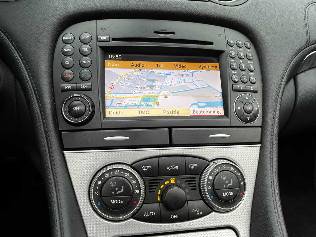Mercedes-Benz SL-Klasse 350 315PK Navi Airscarf Pdc Harman Kardon Memory Leder Facelift - Afbeelding 33