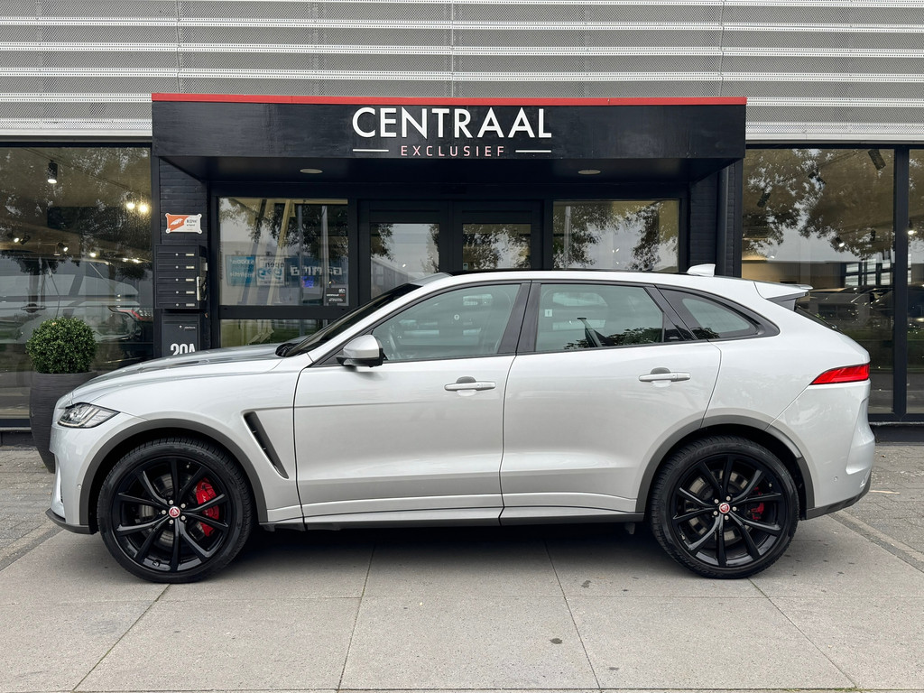 Jaguar F-Pace SVR 5.0 V8 AWD 550PK – Pano – Carbon – Meridian – Head-Up – Memory – ACC – 360Camera – Carplay – Keyless – Leder - Afbeelding 23
