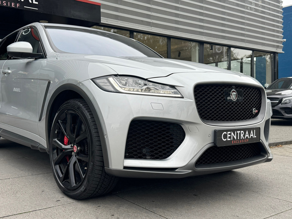 Jaguar F-Pace SVR 5.0 V8 AWD 550PK – Pano – Carbon – Meridian – Head-Up – Memory – ACC – 360Camera – Carplay – Keyless – Leder - Afbeelding 47