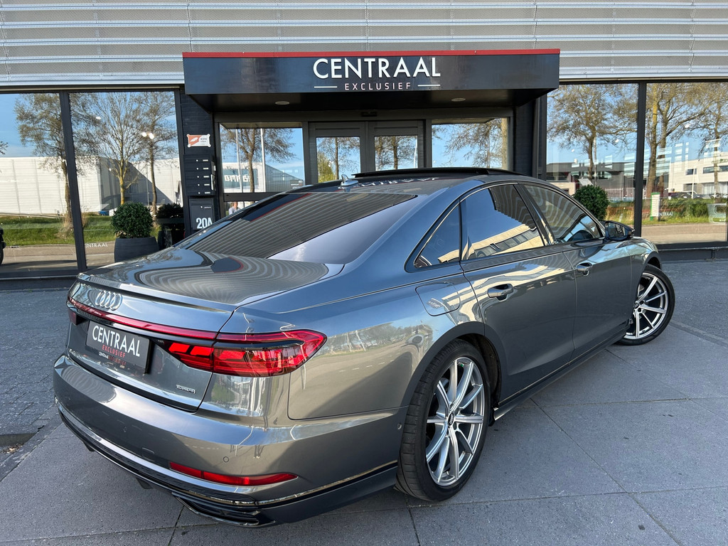 Audi A8 55 TFSI quattro Pro Line – BTW – Luchtvering – Pano – Memory – Leder – Massage – HUD – Softclose - Afbeelding 6