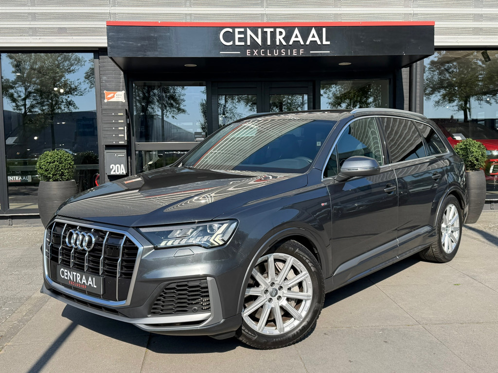 Audi Q7 55 TFSI e quattro S-Line NL-Auto - B&O - RS-zetels - Memory - ACC - Matrix - Camera - Luchtvering