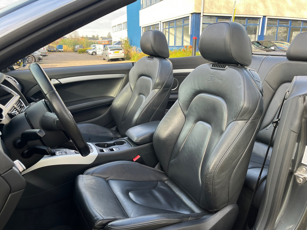 Audi A5 Cabriolet 1.8 TFSI S-Line 170PK – Bang&Olufsen – Airscarf – Navi – Pdc – Leder – Stoelverwarming – Bluetooth – NL-Auto - Afbeelding 25