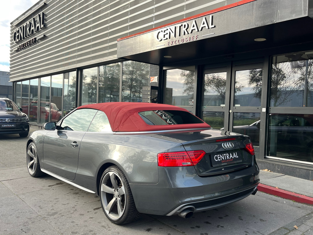 Audi A5 Cabriolet 1.8 TFSI S-Line 170PK – Bang&Olufsen – Airscarf – Navi – Pdc – Leder – Stoelverwarming – Bluetooth – NL-Auto - Afbeelding 27