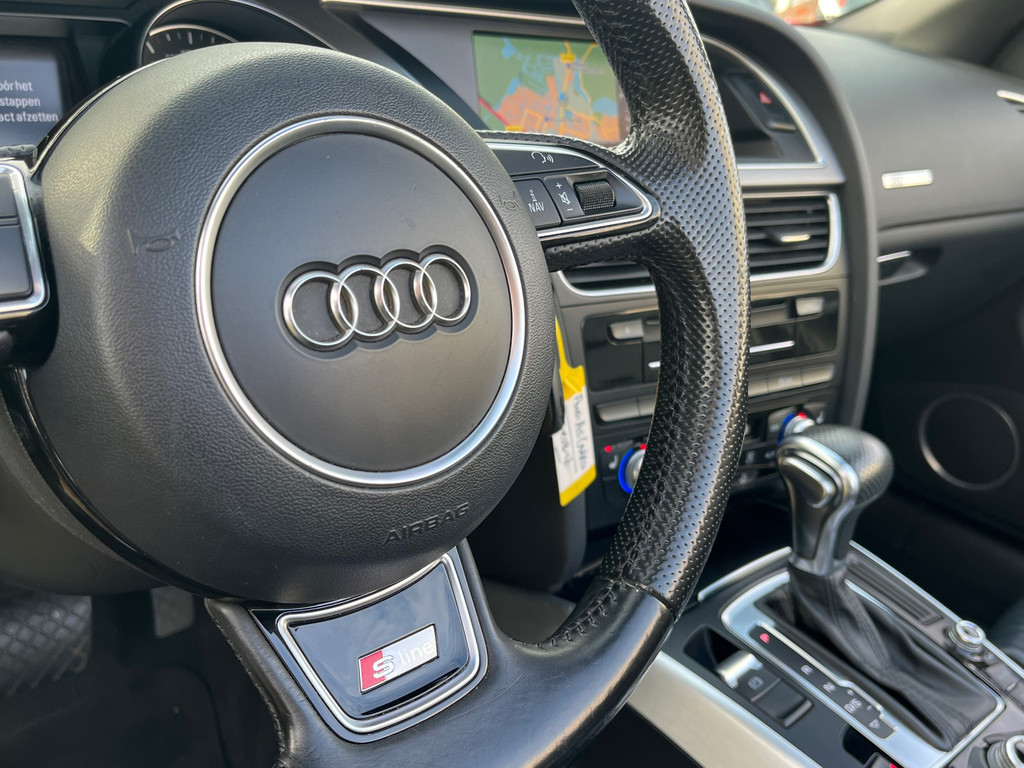 Audi A5 Cabriolet 1.8 TFSI S-Line 170PK – Bang&Olufsen – Airscarf – Navi – Pdc – Leder – Stoelverwarming – Bluetooth – NL-Auto - Afbeelding 38