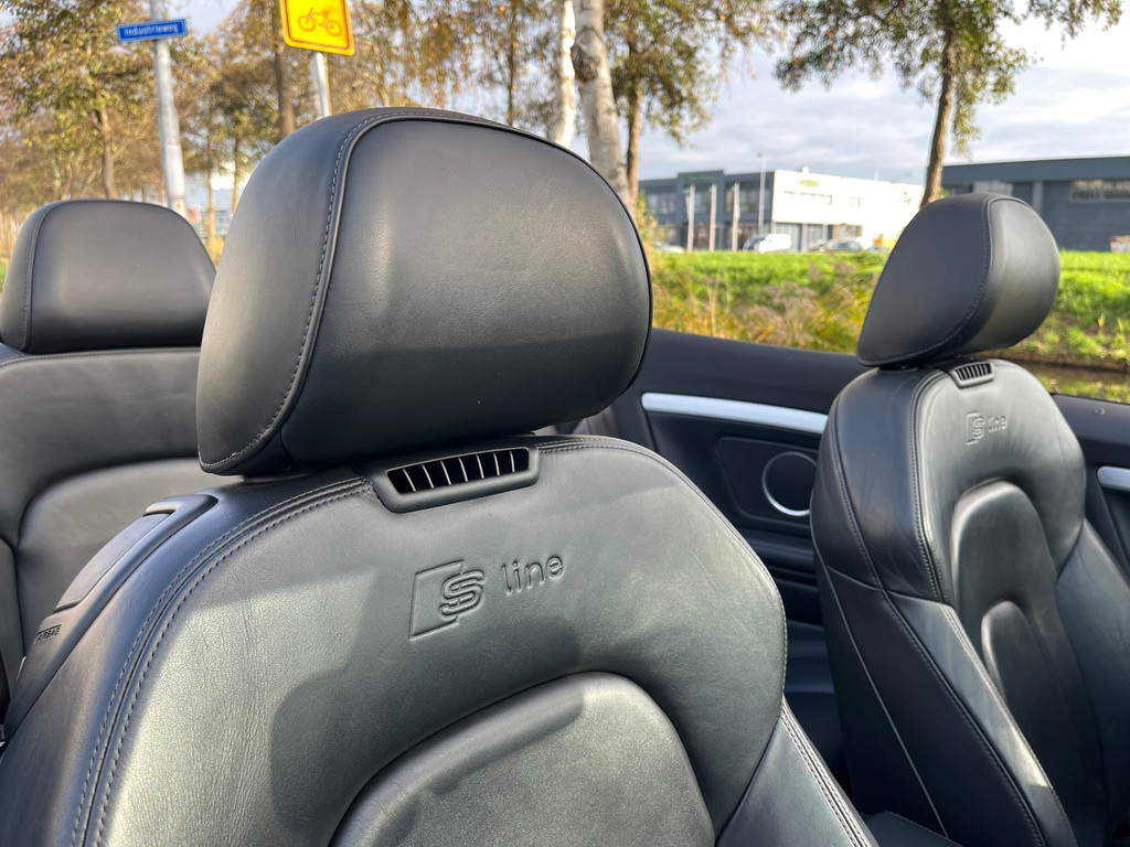 Audi A5 Cabriolet 1.8 TFSI S-Line 170PK – Bang&Olufsen – Airscarf – Navi – Pdc – Leder – Stoelverwarming – Bluetooth – NL-Auto - Afbeelding 46