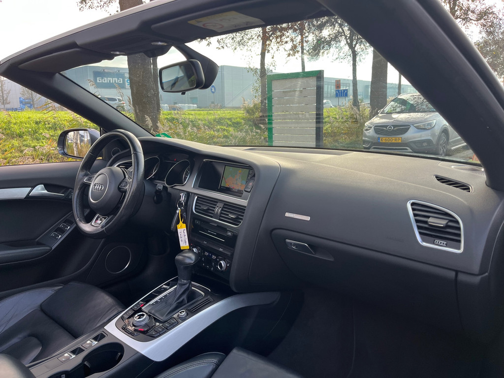 Audi A5 Cabriolet 1.8 TFSI S-Line 170PK – Bang&Olufsen – Airscarf – Navi – Pdc – Leder – Stoelverwarming – Bluetooth – NL-Auto - Afbeelding 7