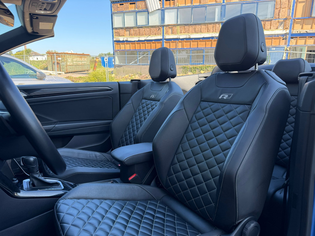Volkswagen T-Roc Cabrio 1.5 TSI R-Line Edition Blue Leder – Beats-Audio – 150PK – ACC – Carplay – Camera – IQ-Lights – Virtual-cockpit - Afbeelding 28