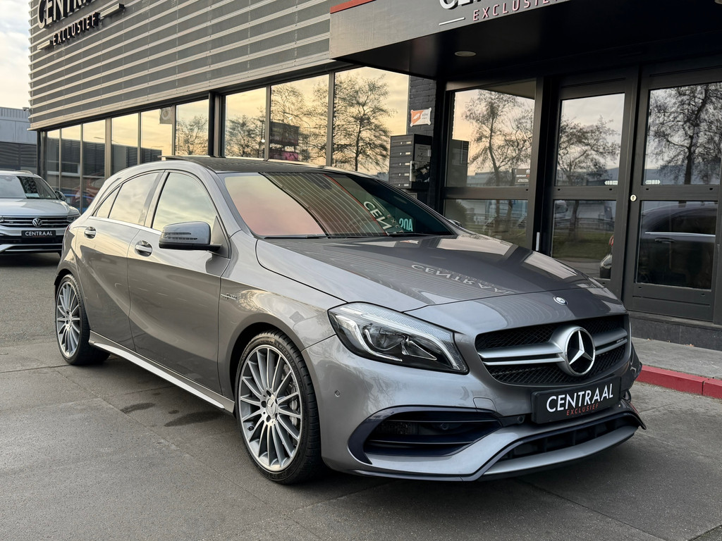 Mercedes-Benz A-Klasse 45 AMG 4MATIC Pano – Armytrix – Camera – Leder – Navi – 381PK – Cruise Control - Afbeelding 30