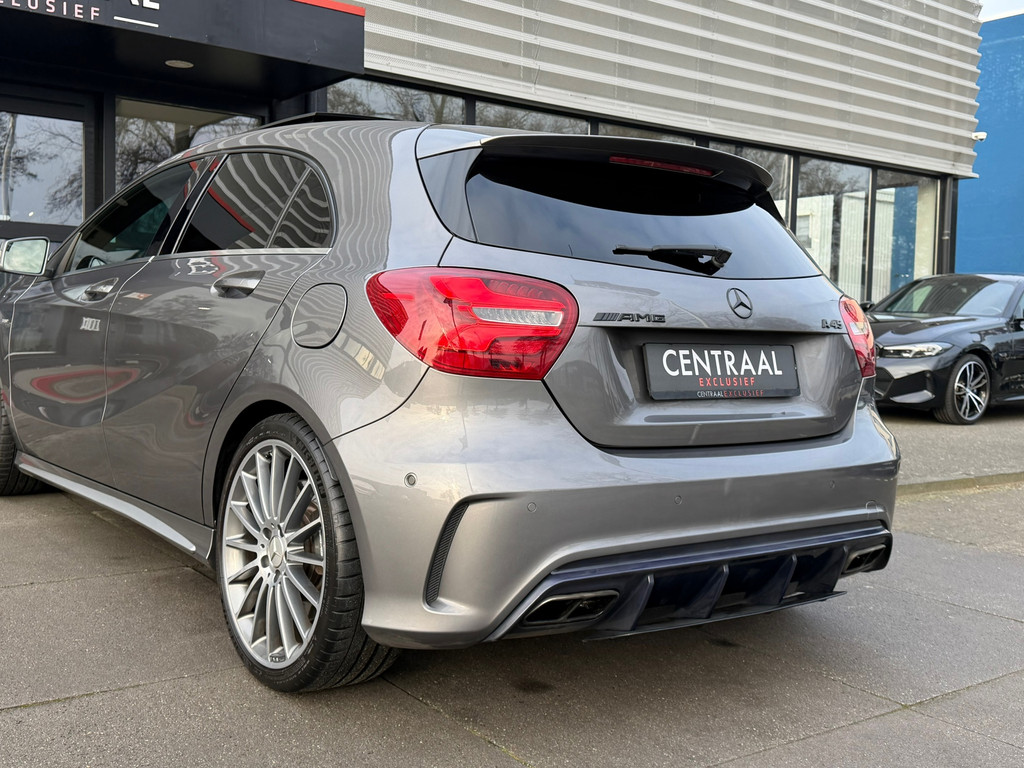 Mercedes-Benz A-Klasse 45 AMG 4MATIC Pano – Armytrix – Camera – Leder – Navi – 381PK – Cruise Control - Afbeelding 47