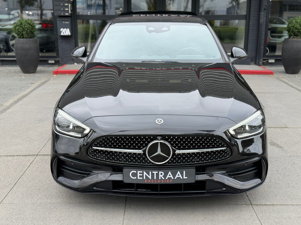 Mercedes-Benz C-Klasse 200 4MATIC AMG Burmester – Pano – Keyless – Carplay – Hud – ACC - Afbeelding 2