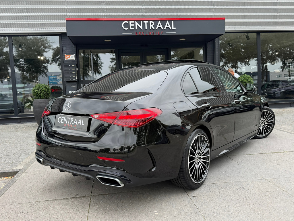 Mercedes-Benz C-Klasse 200 4MATIC AMG Burmester – Pano – Keyless – Carplay – Hud – ACC - Afbeelding 6