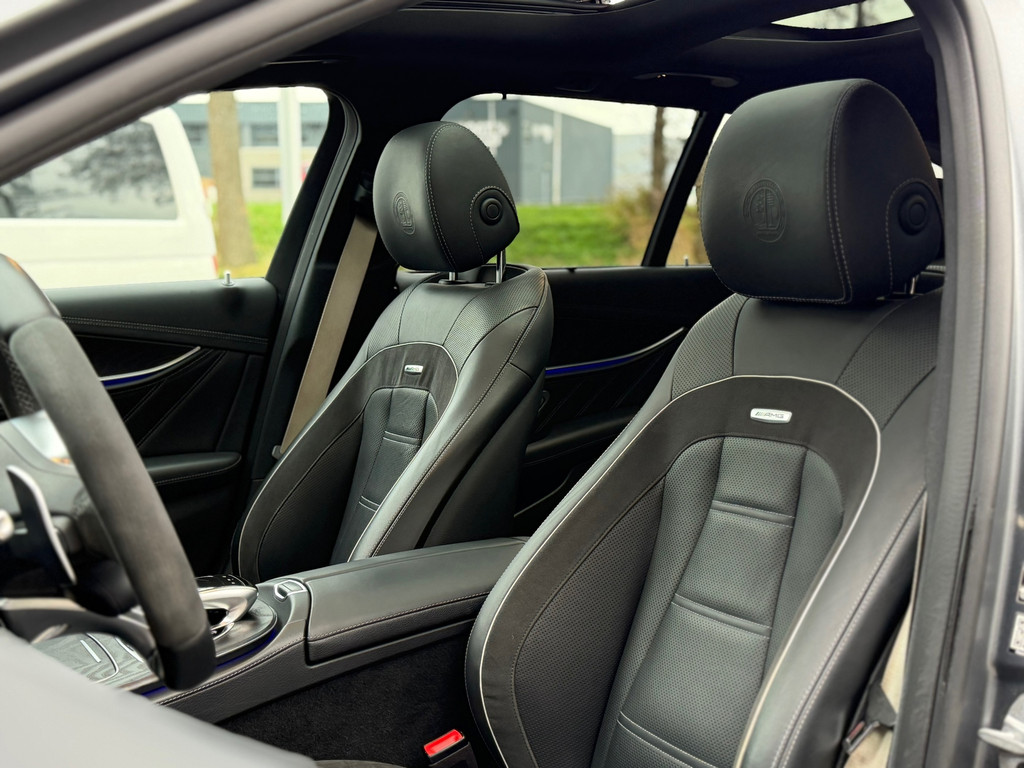 Mercedes-Benz E-Klasse Estate 63 S AMG 4MATIC plus – Pano – Keramisch – Massage – Burmester – Head-Up – Memory – 360Camera – Keyless – Leder – 612PK - Afbeelding 25