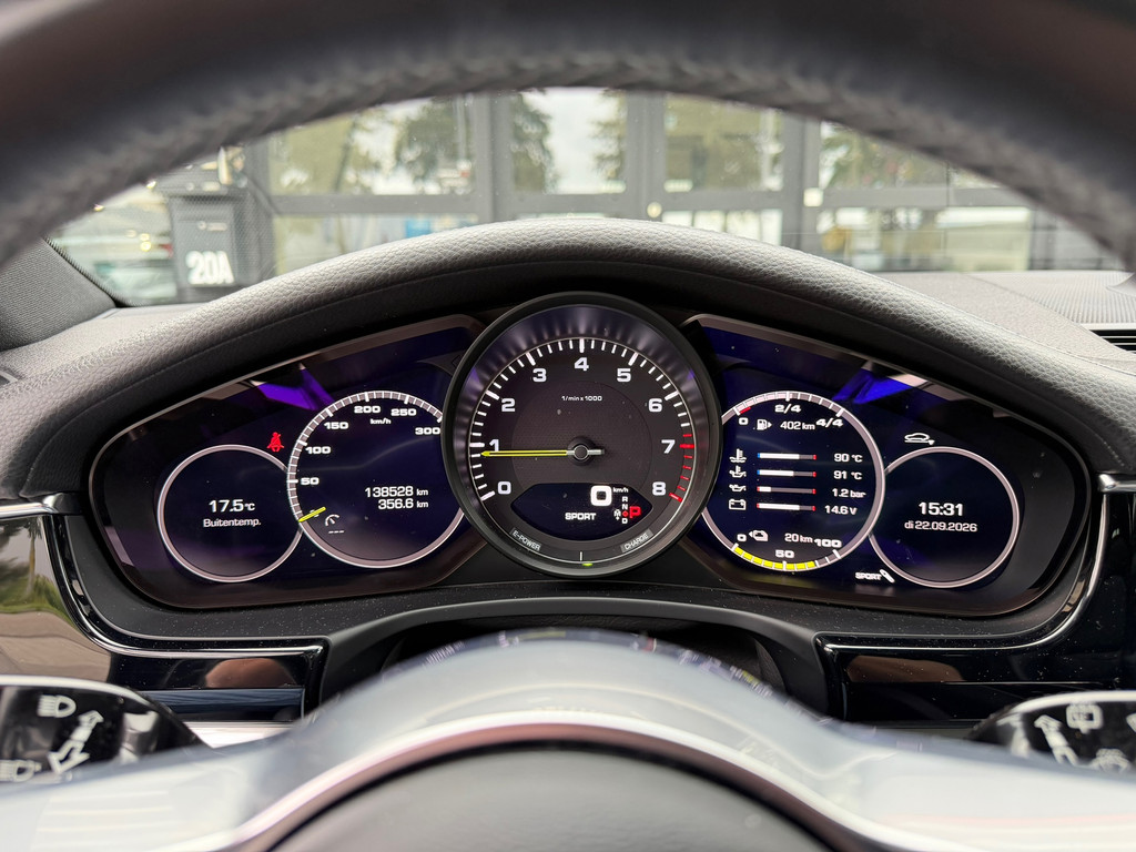 Porsche Panamera Sport Turismo 2.9 4 E-Hybrid Pano – Sportchrono – Memory – Camera – Bosé – 463PK - Afbeelding 9
