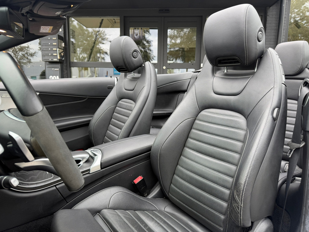 Mercedes-Benz C-Klasse Cabrio 180 Amg Leder – Camera – Airscarf – Led - Afbeelding 26