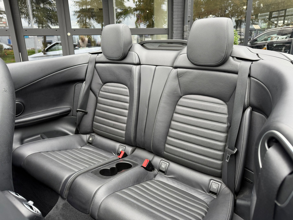Mercedes-Benz C-Klasse Cabrio 180 Amg Leder – Camera – Airscarf – Led - Afbeelding 28