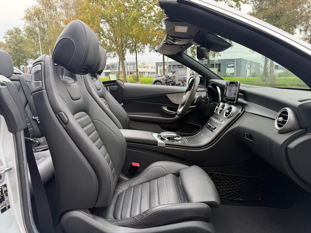 Mercedes-Benz C-Klasse Cabrio 180 Amg Leder – Camera – Airscarf – Led - Afbeelding 8